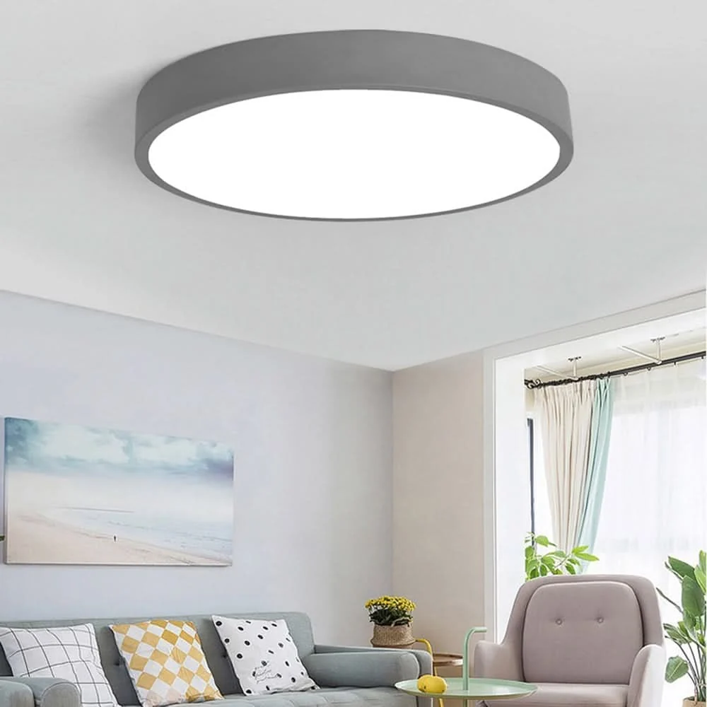 Flush Mount Ceiling Light LED Ceiling Lamp Modern Round - Image 5